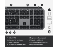 LOGITECH MX Keys Illuminated dla komputerów Mac 920-009558 - 590802 - zdjęcie 11